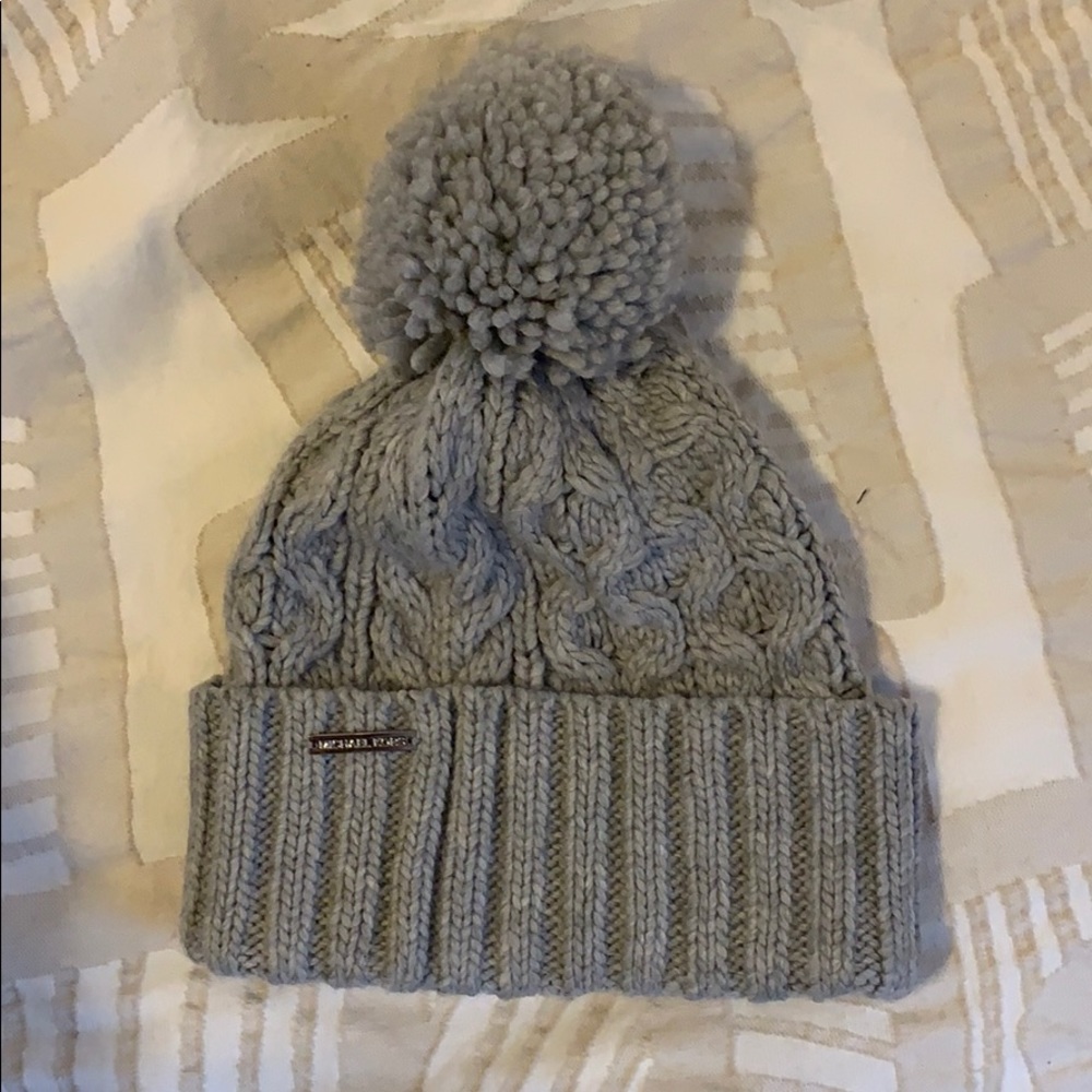 Michael Kors grey knit beanie (never worn)